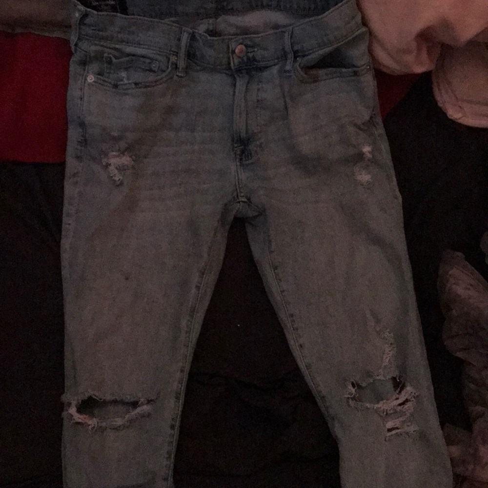 Abercrombie 32x32 slim stretch light blue jeans